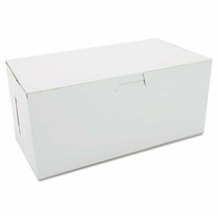 SOUTHERN CHAMPION TRAY SCT, Non-Window Bakery Boxes, 9 X 5 X 4, White, 250PK 0949